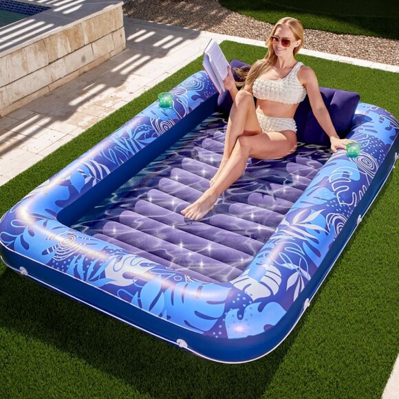SPLOOSH Other - SLOOSH Inflatable Lounger Float, 85" x 57" Extra Large Pool Floats | NIB |